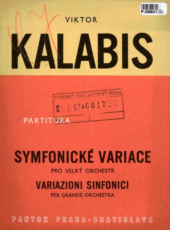 Symfonické variace - pro velký orchestr