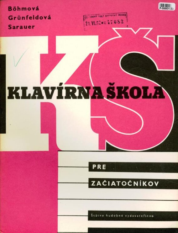 Klavírní škola pre začiatočníkov