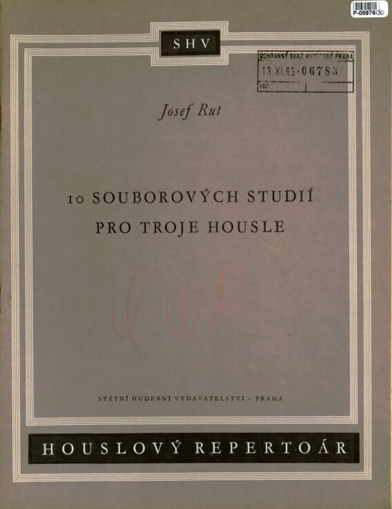 10 souborových studií pro troje housle