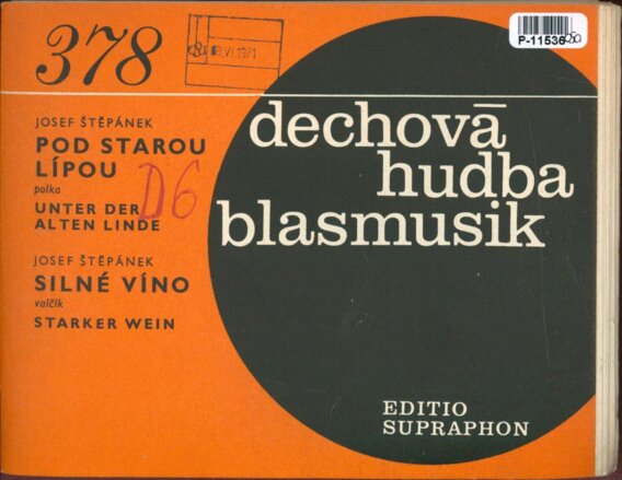 Dechová hudba blasmusik 378