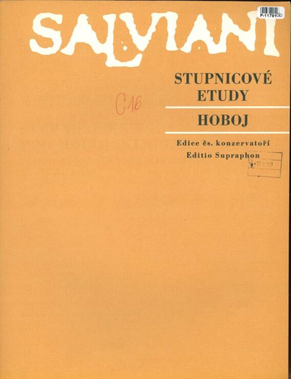 Salviani - Stupnicové etudy