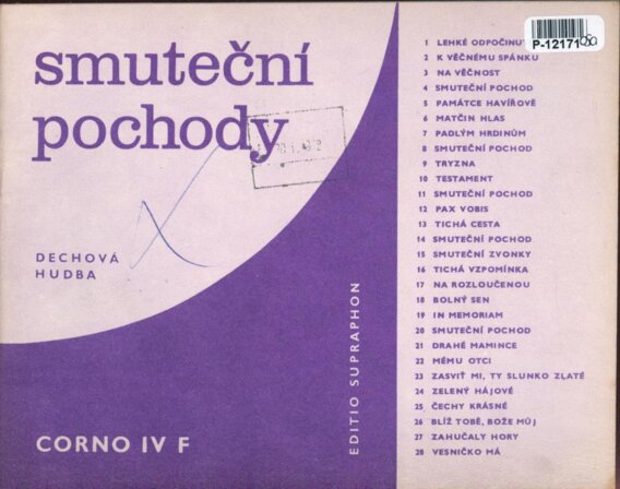 Smuteční pochody - Corno IV F