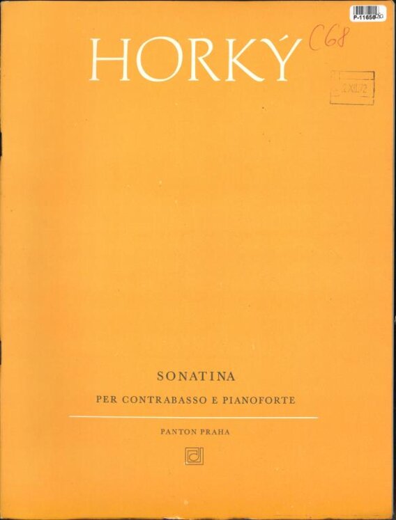 Sonatina per contrabasso e pianoforte