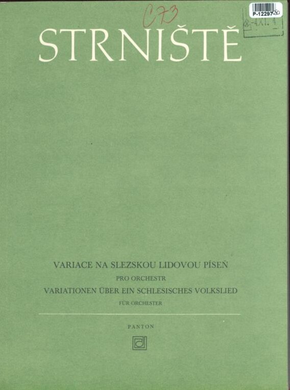 Variace na slezskou lidovou píseň pro orchestr