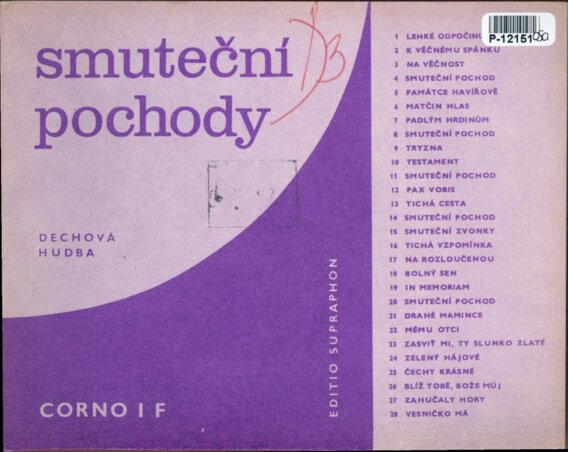 Smuteční pochody - Corno I F