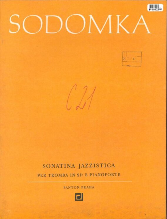 Sonatina jazzistica - per tromba in si e pianoforte