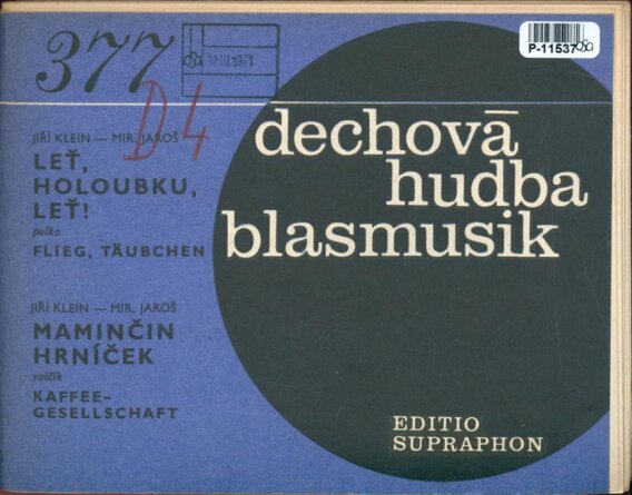 Dechová hudba blasmusik 377