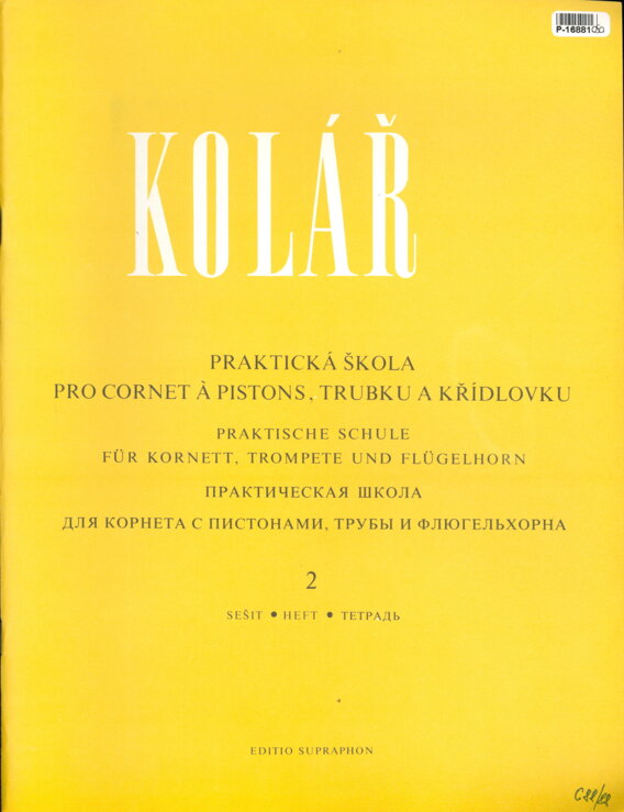 Praktická škola pro cornet á pistons, trubku a křídlovku