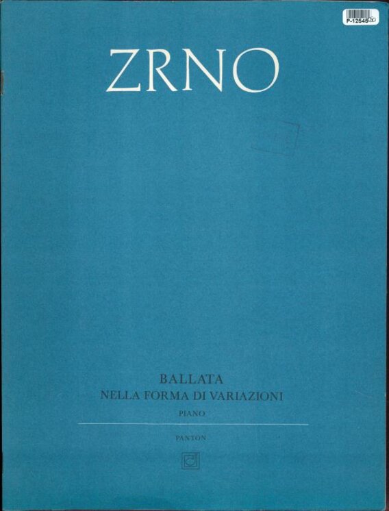 Ballata nella forma di variazioni