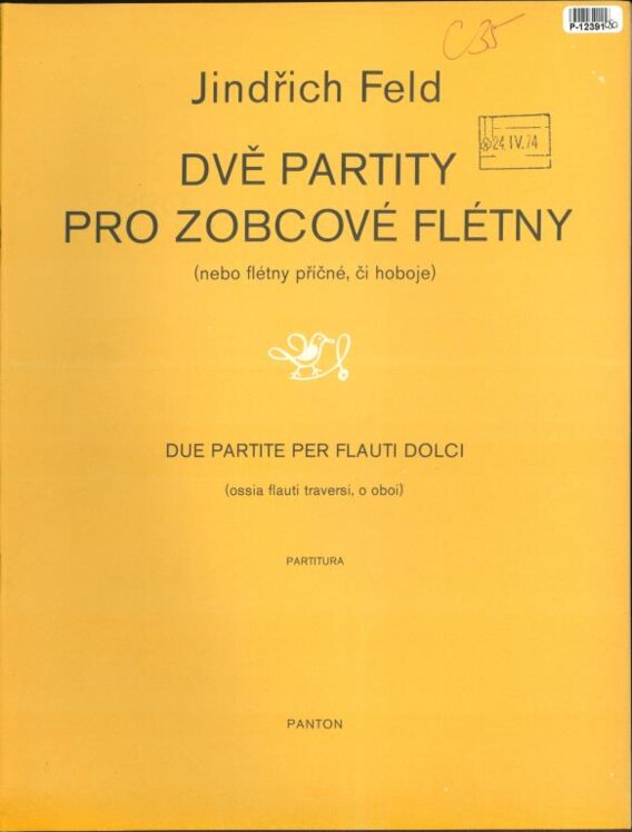 Dvě partity pro zobcové flétny