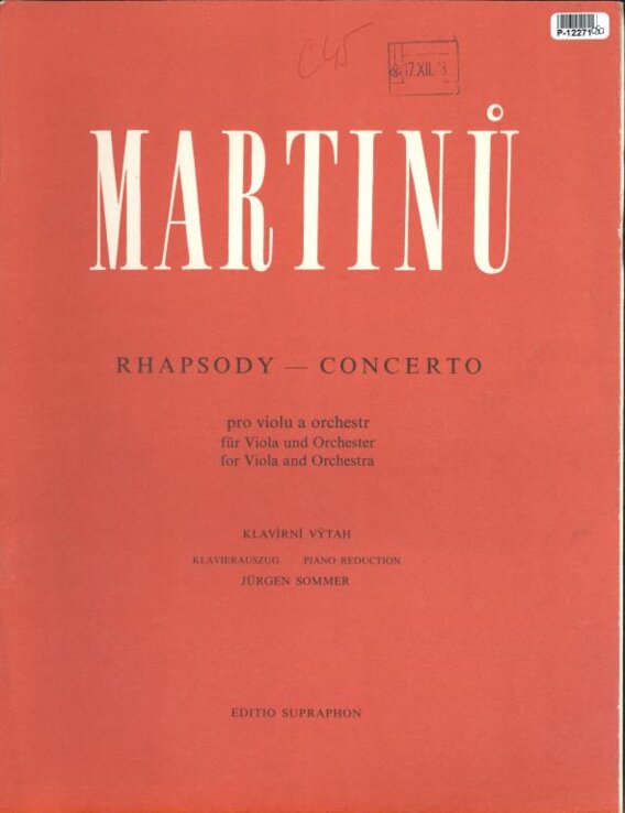 Rhapsody - Concerto