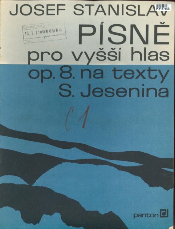 Písně pro vyšší hlas op. 8.