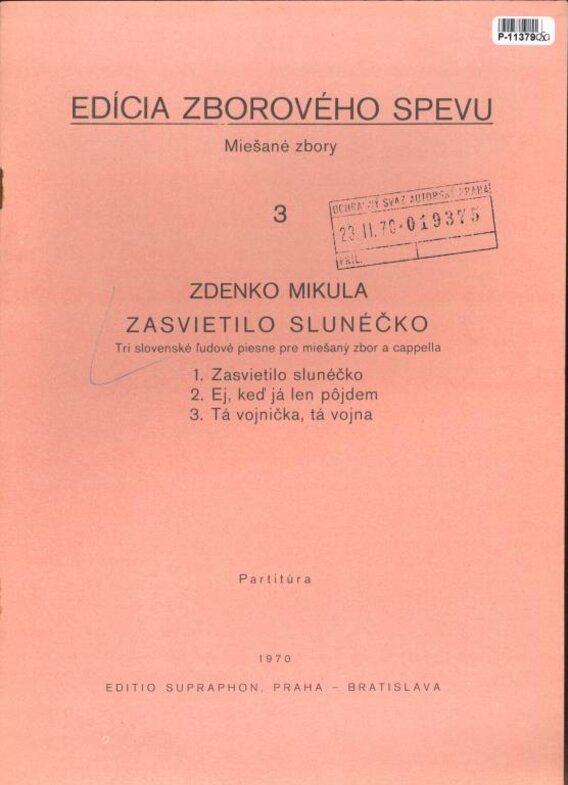 Edícia zborového spevu 3