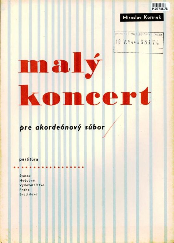 Malý koncert pro akordeónový súbor