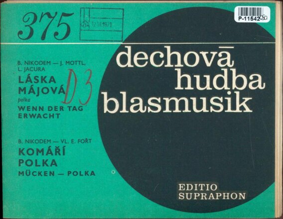 Dechová hudba blasmusik 375