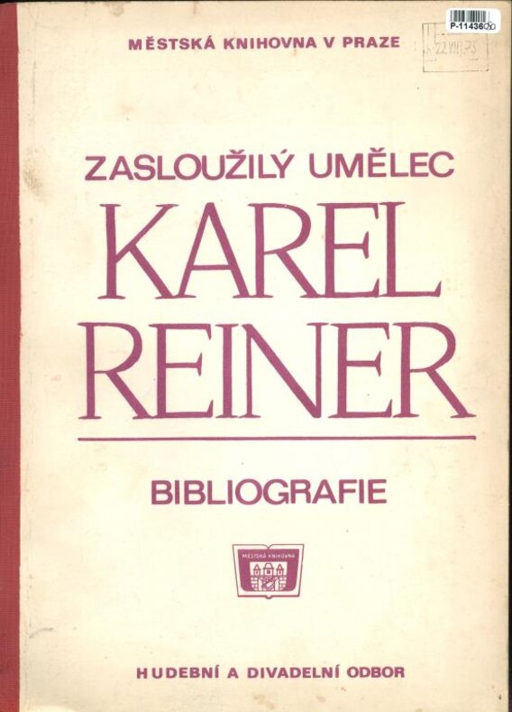 Zasloužilý umělec Karel Reiner