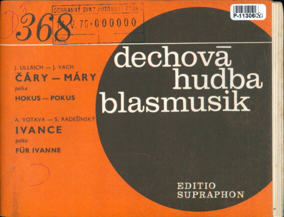 Dechová hudba blasmusik 368