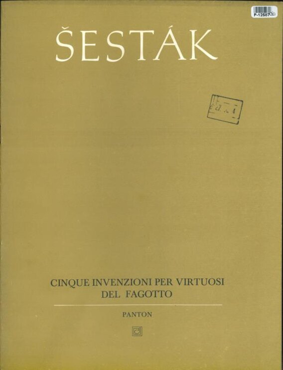 Cinque invenzioni per virtuosi del fagotto