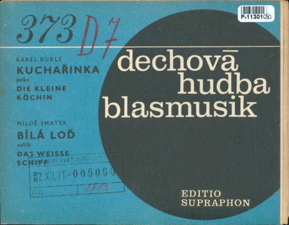 Dechová hudba blasmusik 373