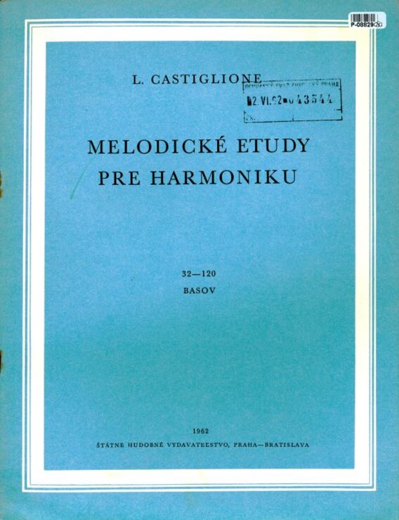 Melodické etudy pre harmoniku