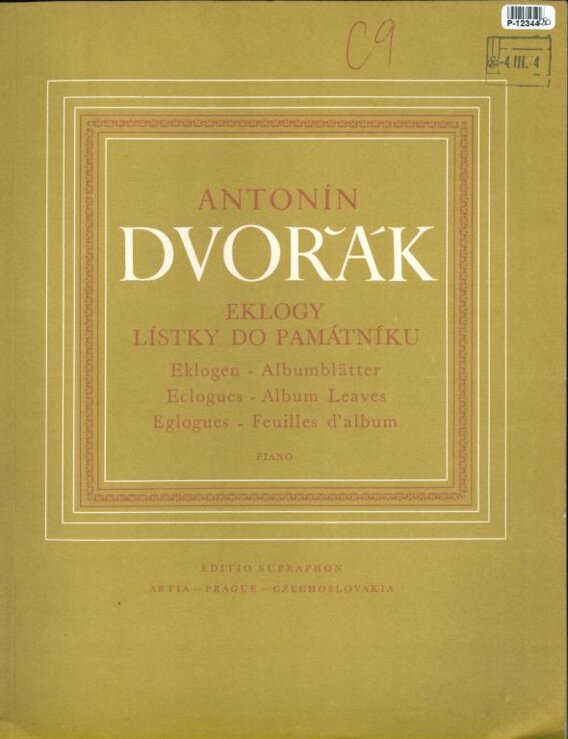 Eklogy - Lístky do památníku