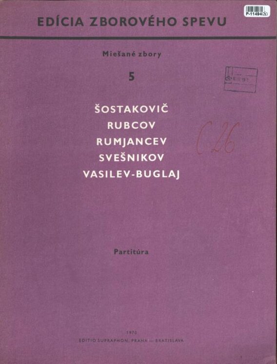 Edícia zborového spevu 5