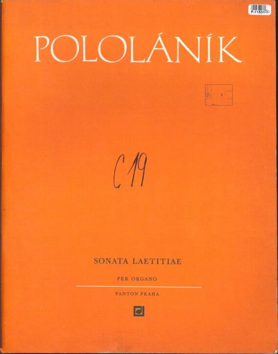 Sonata laetitiae - per organo