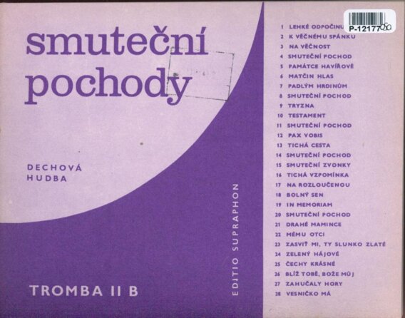 Smuteční pochody - Tromba II B