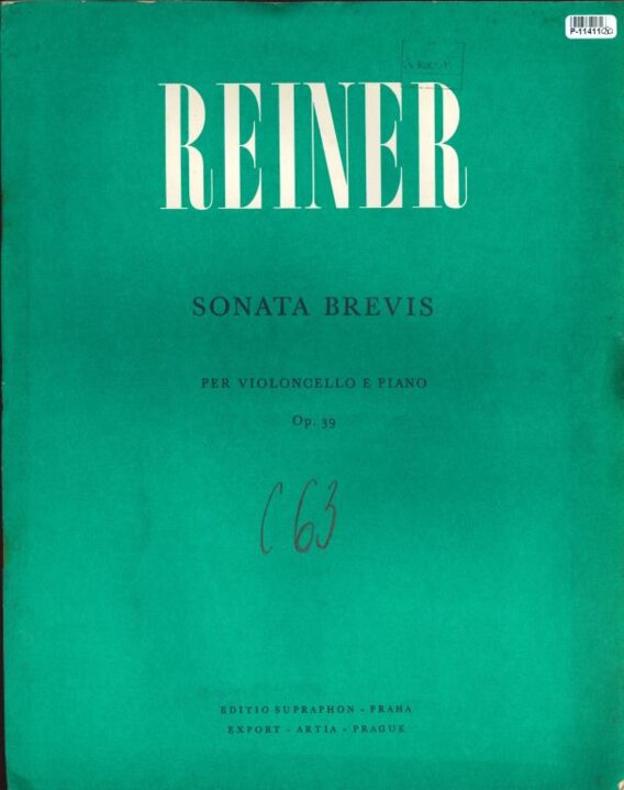 Sonata brevis - per violoncello e piano