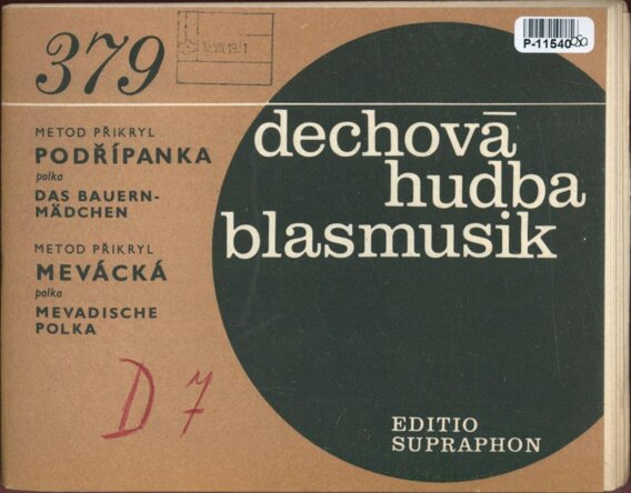 Dechová hudba blasmusik 379