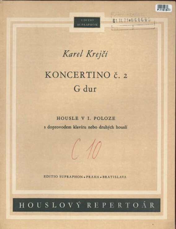 Koncertino č. 2 G dur