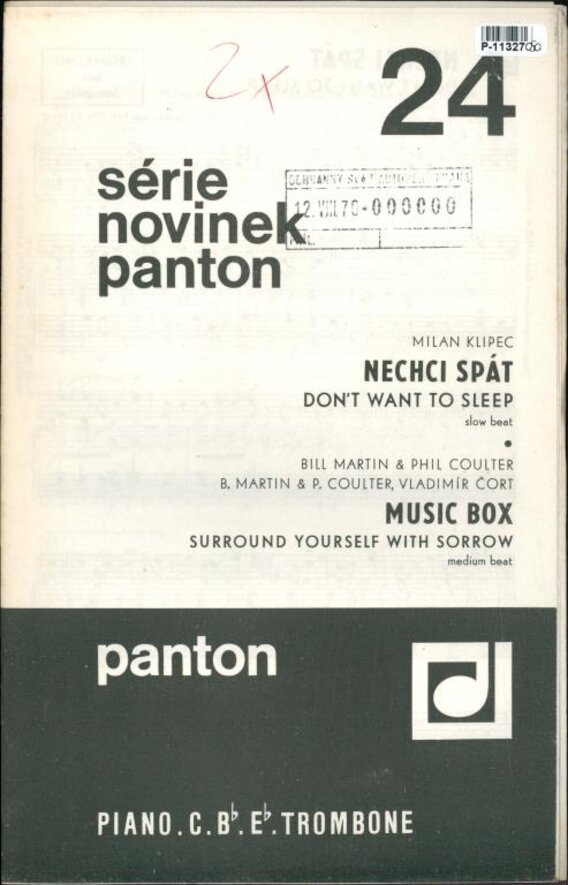 Série novinek panton 24