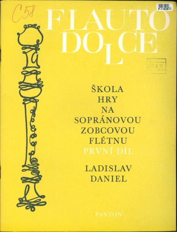 Flauto dolce - Škola hry na sopránovou zobcovou flétnu