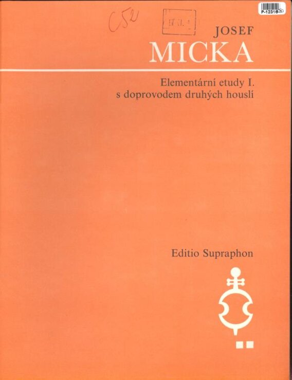 Elementární etudy I. s doprovodem druhých houslí