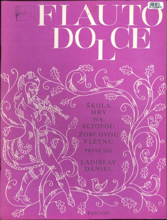 Škola hry na altovou zobcovou flétnu - první díl