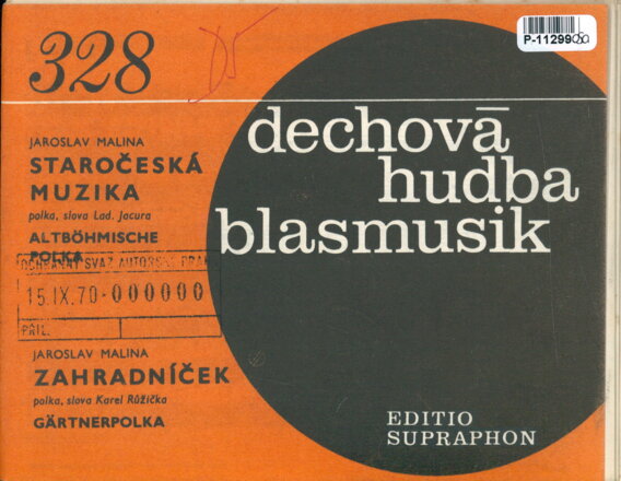 Dechová hudba blasmusik 328