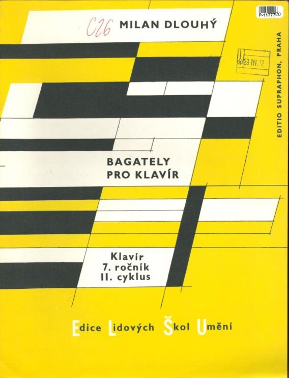 Edice lidových škol umění - Bagately pro klavír