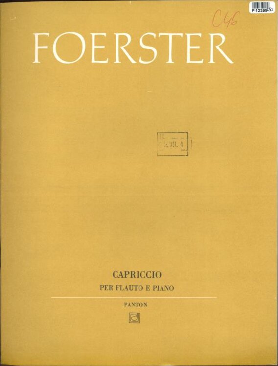 Capriccio per flauto e piano