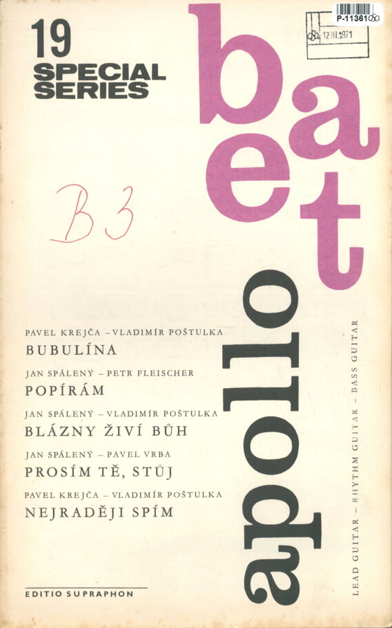 Special series 19 - Apollo beat