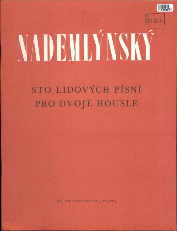 Sto lidových písní pro dvoje housle