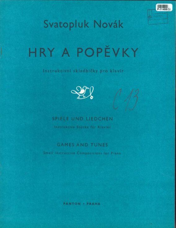 Hry a popěvky - instruktivní skladbičky pro klavír
