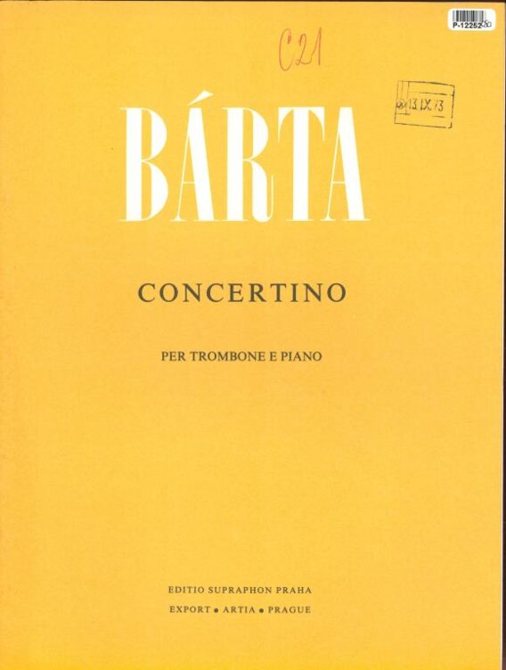 Concertino per trombone e piano