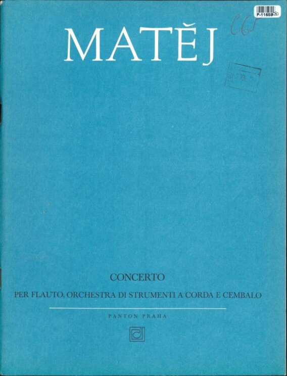 Concertino per flauto, orchestra di strumenti a corda e cembalo