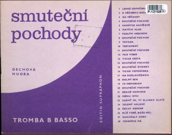 Smuteční pochody - Tromba B Basso