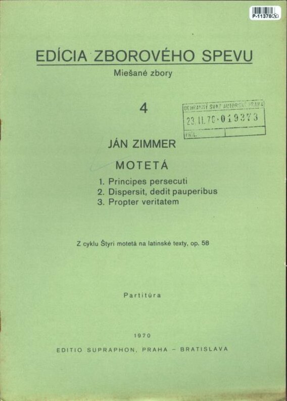 Edícia zborového spevu 4