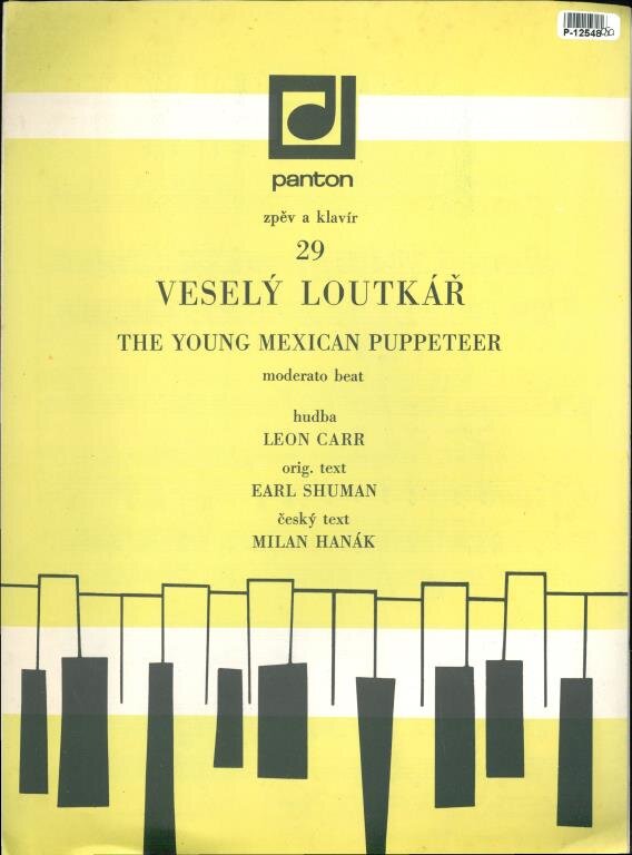 Panton zpěv a klavír 29 - Veselý loutkář