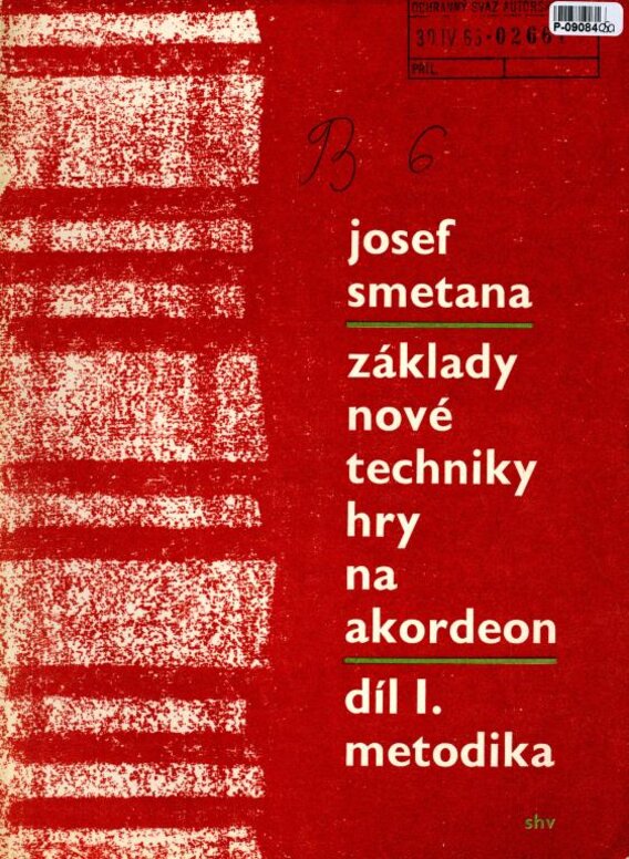 Základy nové techniky hry na akordeon - díl l.