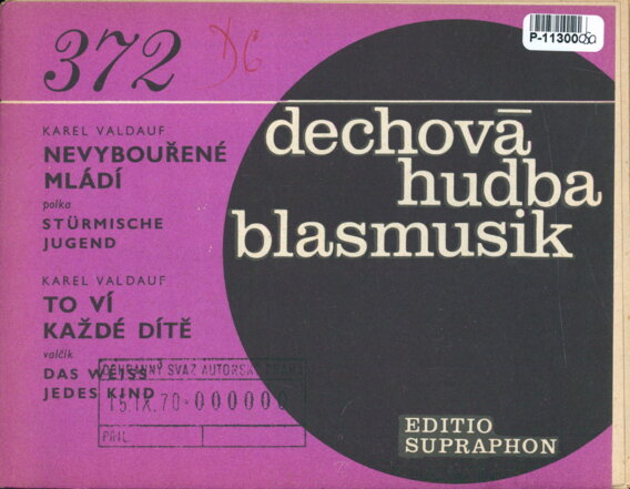 Dechová hudba blasmusik 372