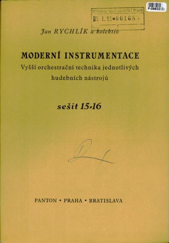 Moderní instrumentace sešit 15 - 16