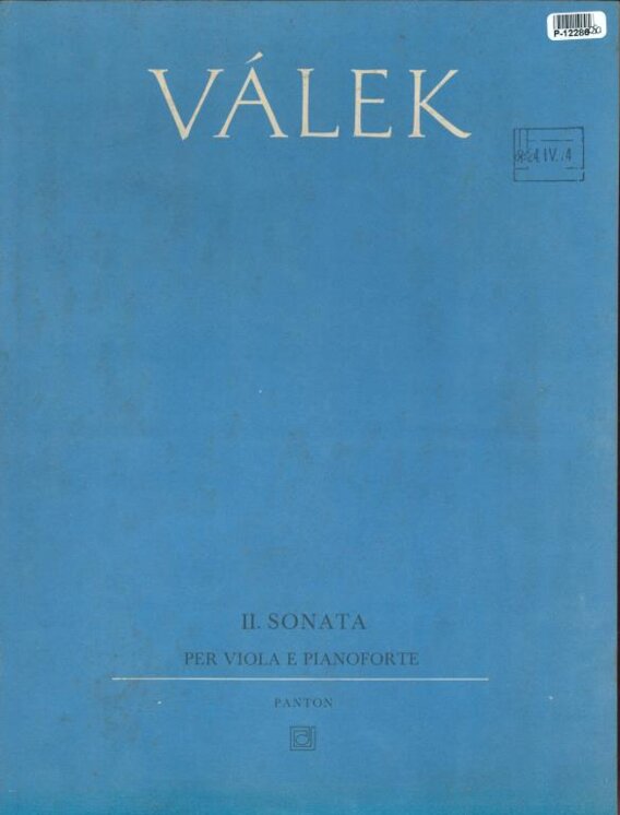 II. Sonata per viola e pianoforte